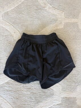 lululemon athletica Black Women’s Athletic Run Shorts (4 inch)